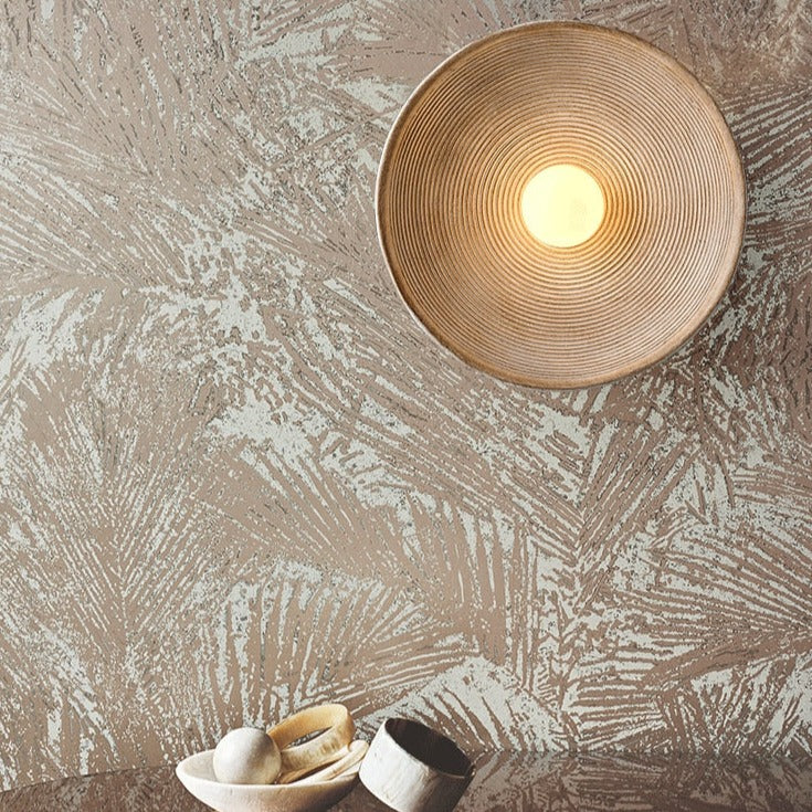 Noncu Wall Lamp Indoor Round Modern Wood Bedroom Living Room