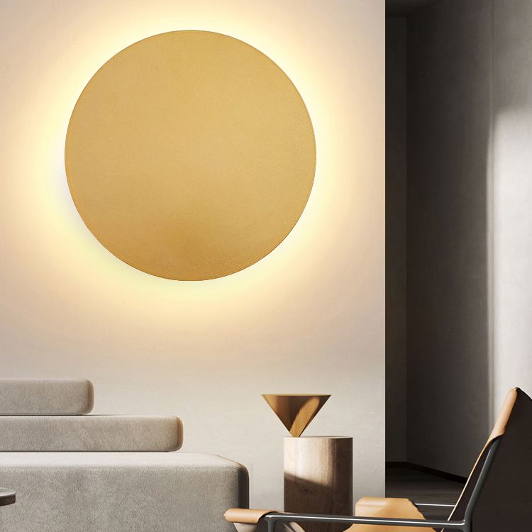 Elys Wall Lamp Modern Round Modern Metal Bedside Table Lamp Living Room