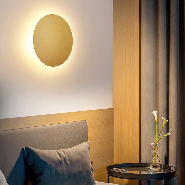 Elys Wall Lamp Modern Round Modern Metal Bedside Table Lamp Living Room
