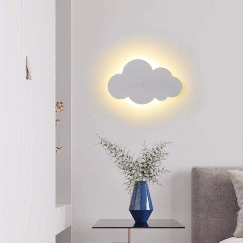 Yono Wall Lamp Modern Minimalist Modern Cloud Shape Metal Bedroom