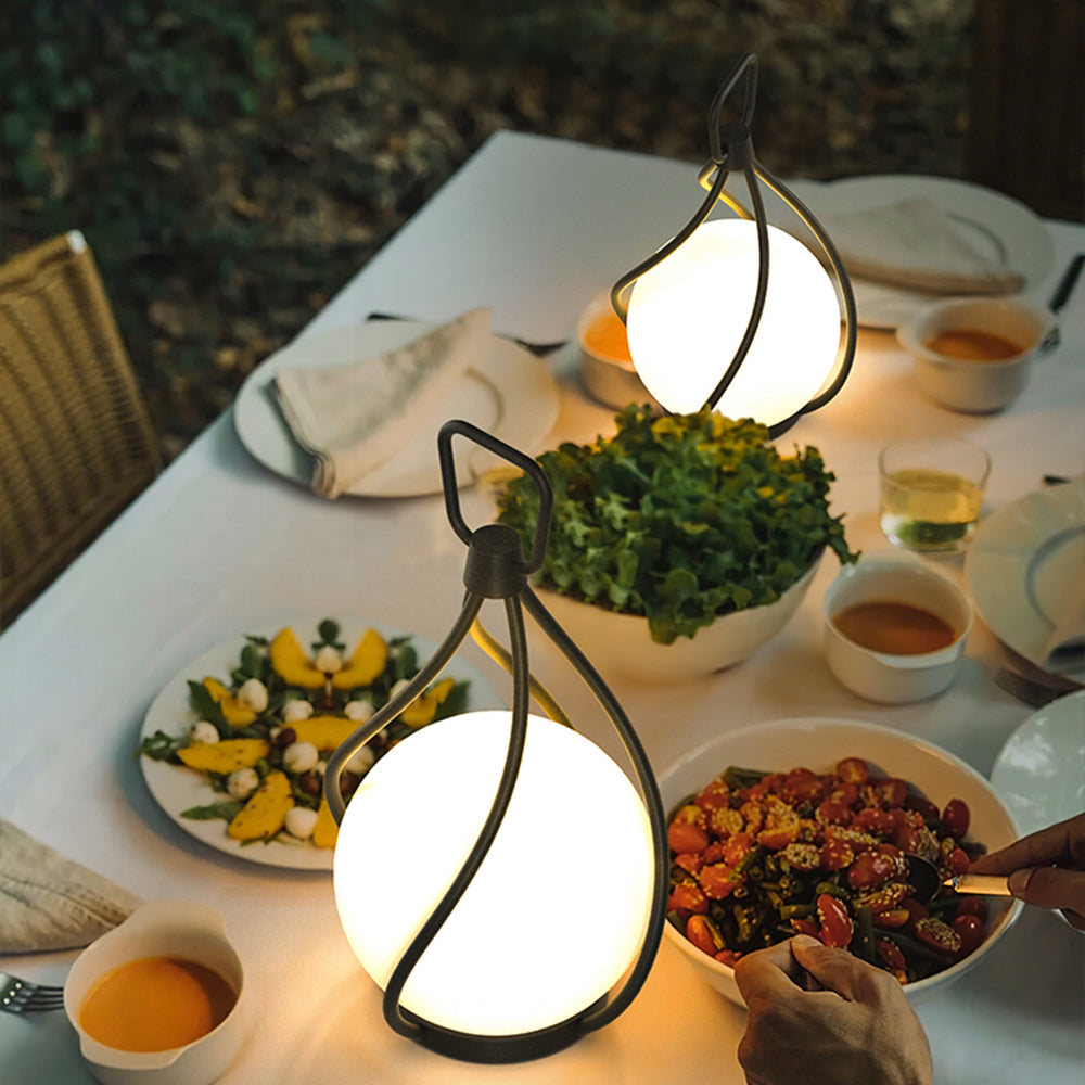 Edge Pendant Light Bubble Modern Metal Acrylic Transparent Garden