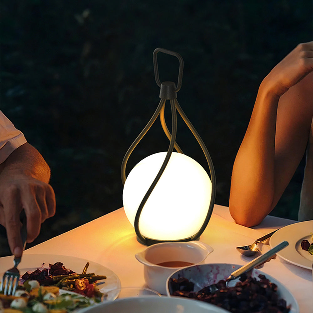 Edge Pendant Light Bubble Modern Metal Acrylic Transparent Garden
