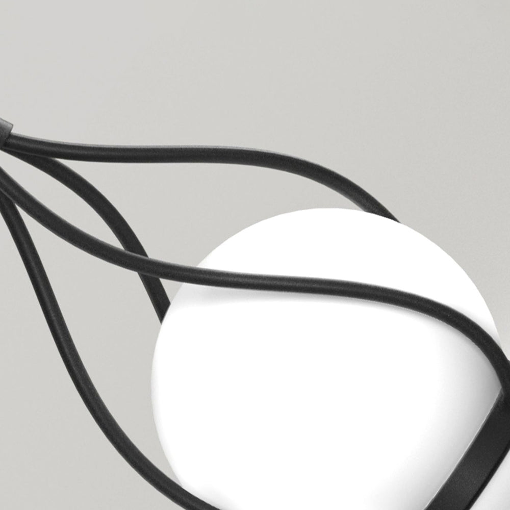 Edge Pendant Light Bubble Modern Metal Acrylic Transparent Garden