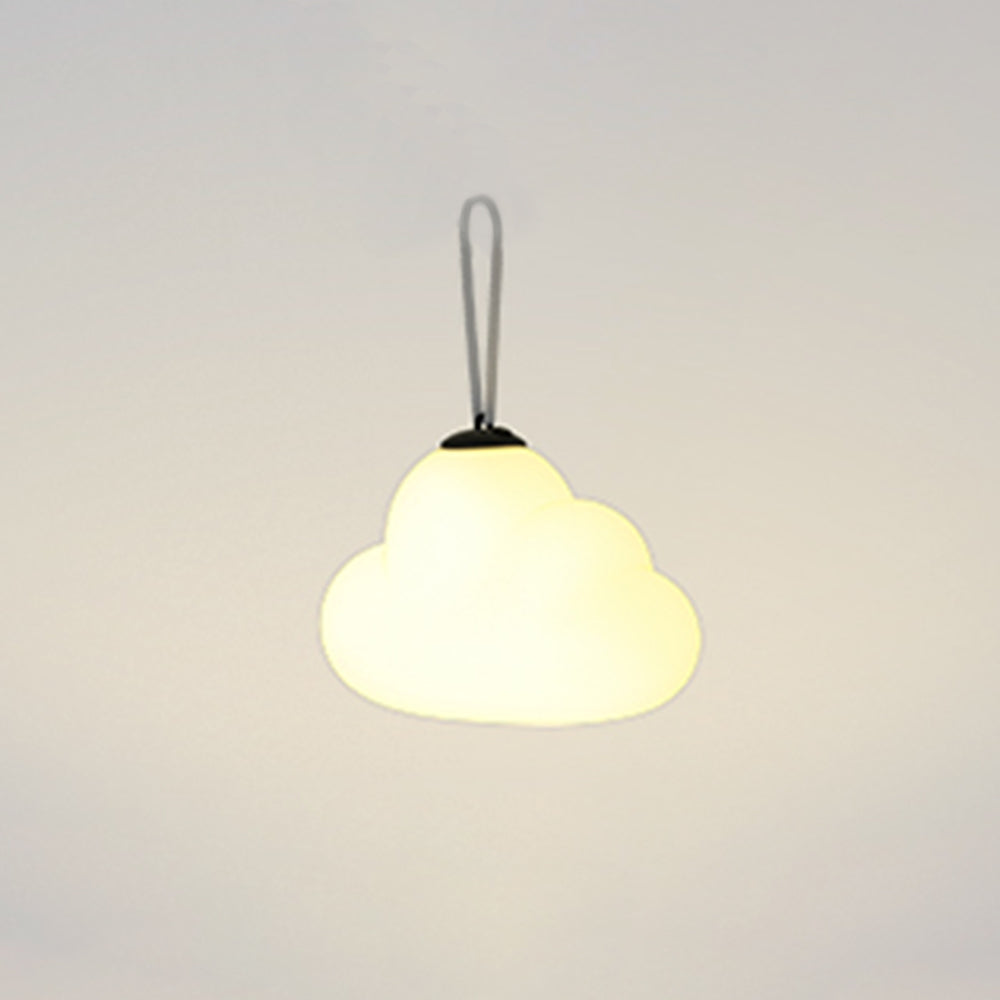 Yono Pendant Light Modern Cloud Milky Metal Acrylic Garden