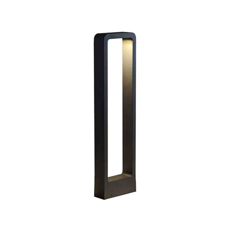 Haven Luz de Caminos Solar Metal Geométrico Hueco Moderno Exteriores