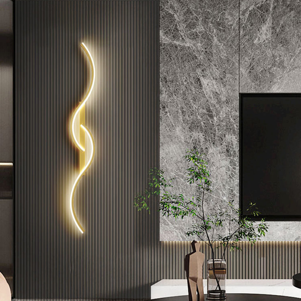 Nexa Lámpara de Pared Dormitorio Sala de Estar Moderna Ondas Lineales