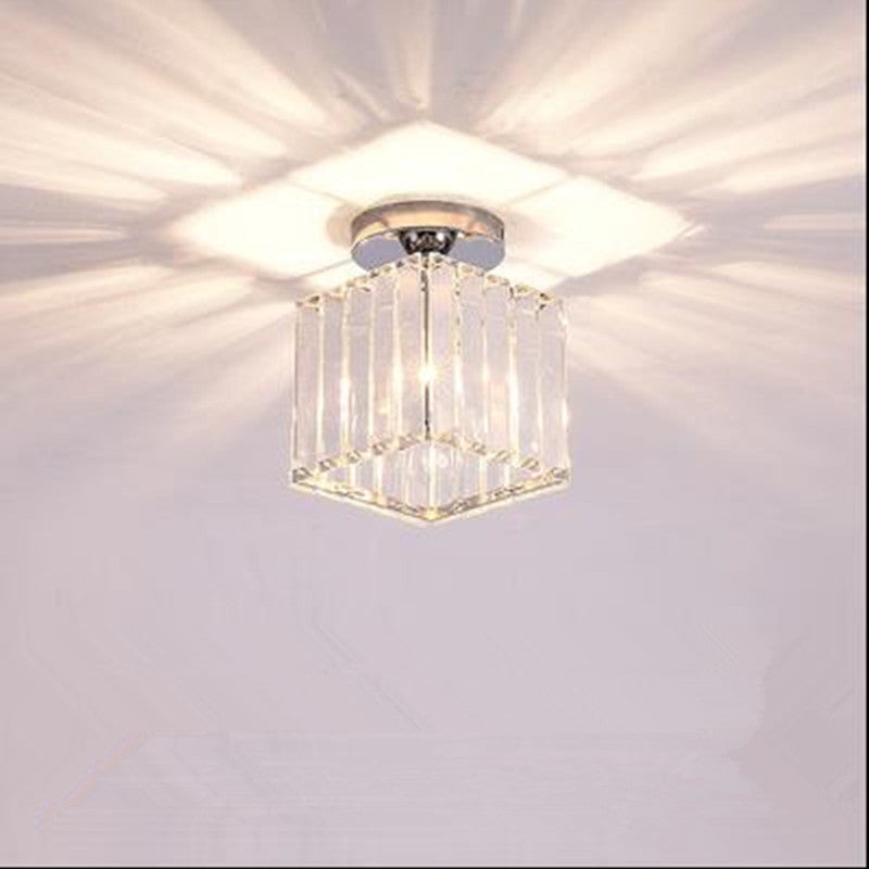 Zephyra Ceiling Light Modern Crystal Metal 3 Colours Living Room