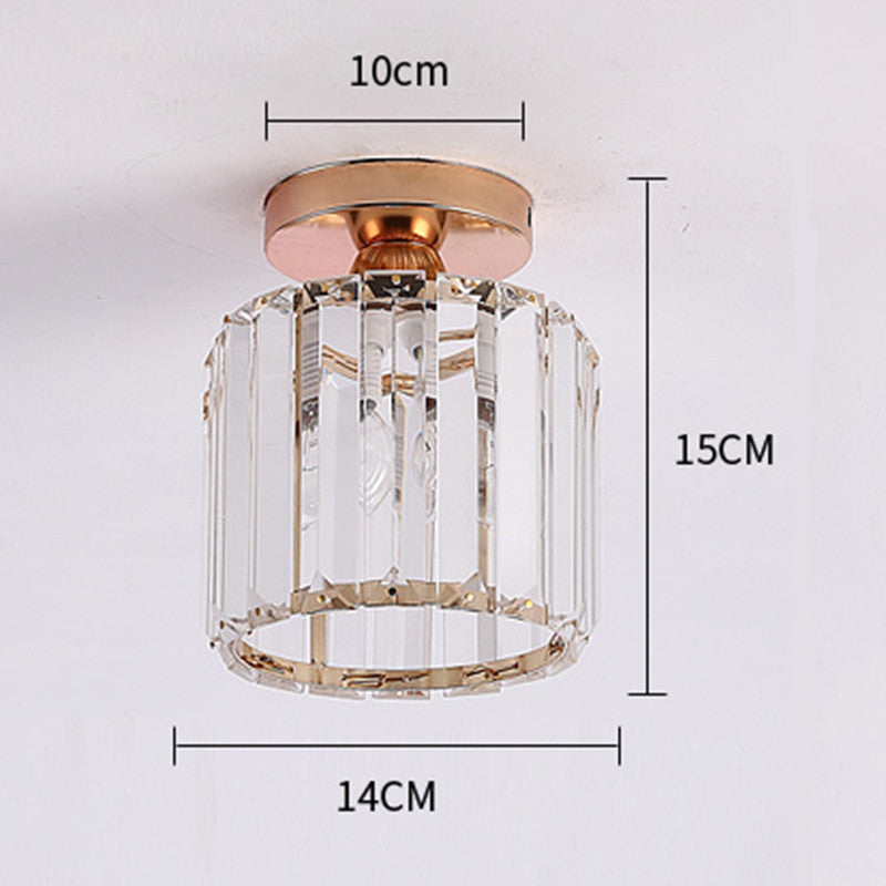 Zephyra Ceiling Light Modern Crystal Metal 3 Colours Living Room