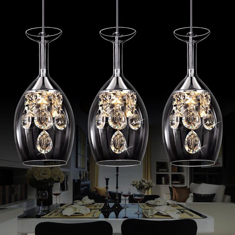 Zephyra Pendant Light Modern Glass Wine Living Room
