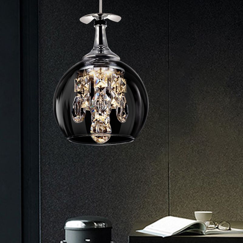 Zephyra Pendant Light Modern Glass Wine Living Room