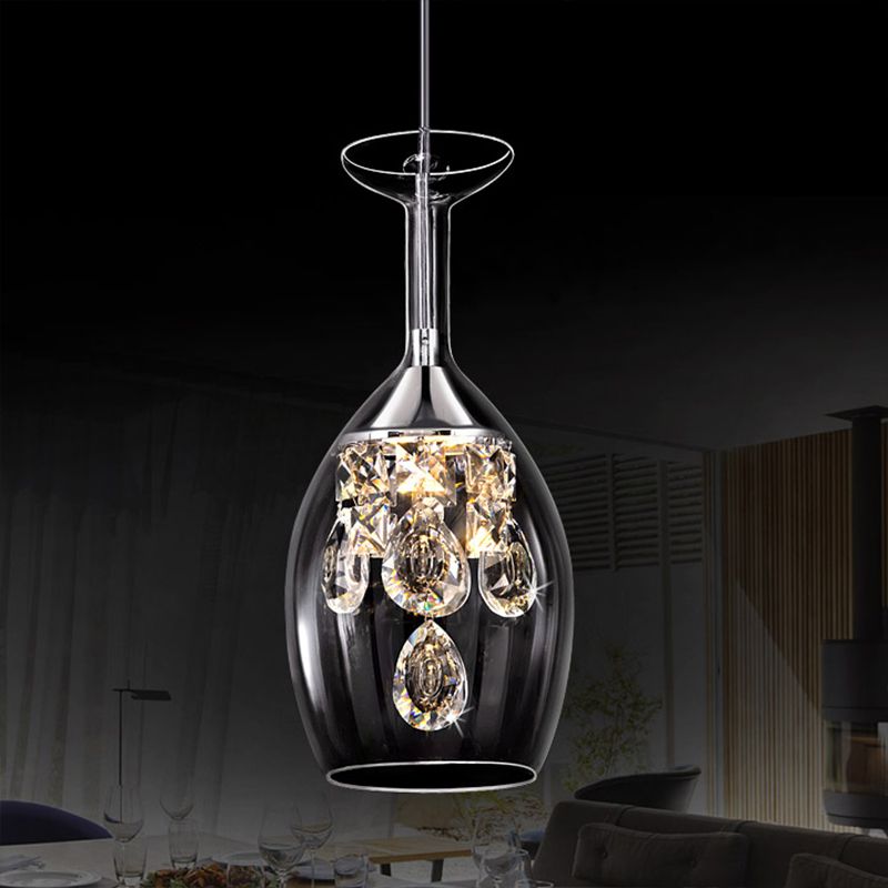 Zephyra Pendant Light Modern Glass Wine Living Room