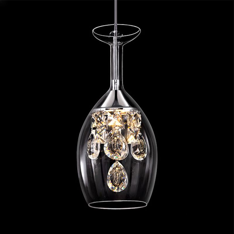 Zephyra Pendant Light Modern Glass Wine Living Room