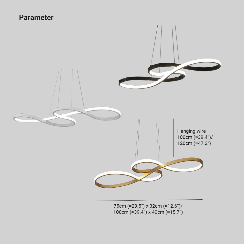 Aura Pendant Light Modern Linear Simple Dining Room Living Room