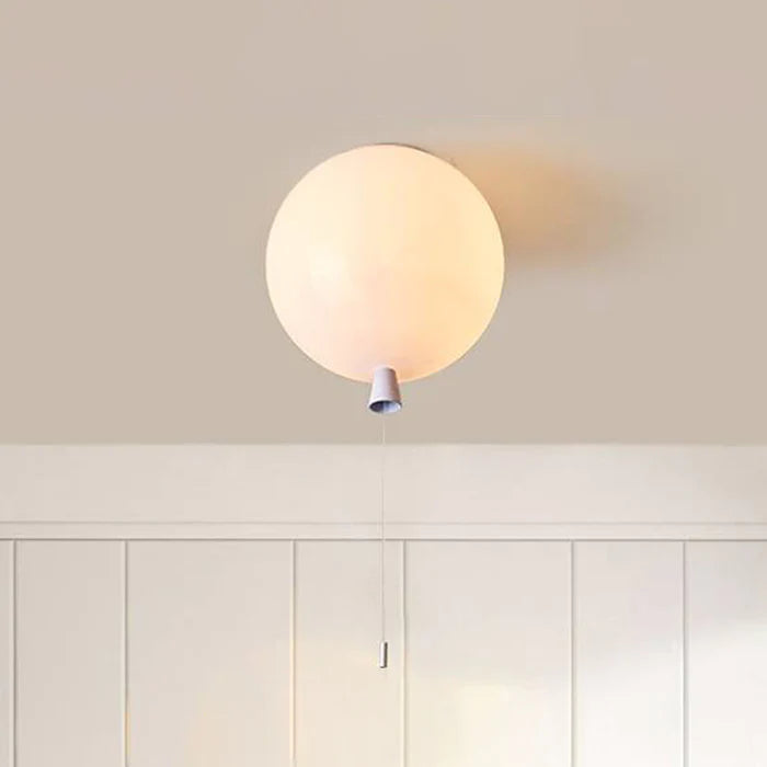Halo Ceiling Light Modern Balloon Glitter Acrylic Bedroom Living Room