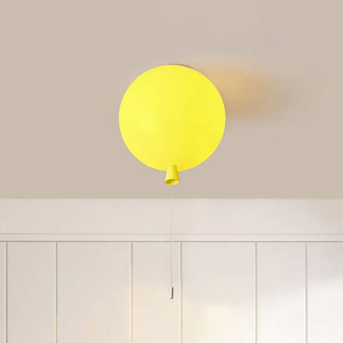 Halo Ceiling Light Modern Balloon Glitter Acrylic Bedroom Living Room
