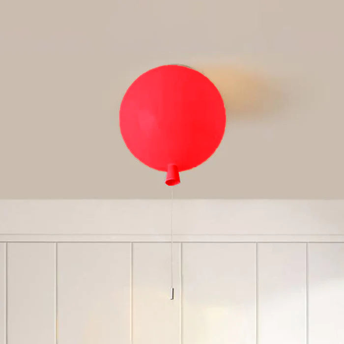 Halo Ceiling Light Modern Balloon Glitter Acrylic Bedroom Living Room