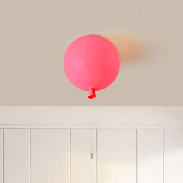 Halo Ceiling Light Modern Balloon Glitter Acrylic Bedroom Living Room