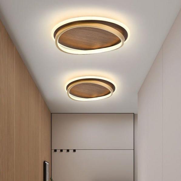 Nexa Ceiling Light Modern Gold Acrylic Adjustable Round Metal Bedroom