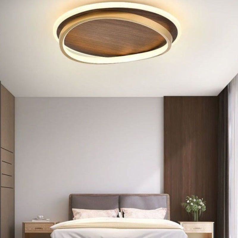 Nexa Ceiling Light Modern Gold Acrylic Adjustable Round Metal Bedroom
