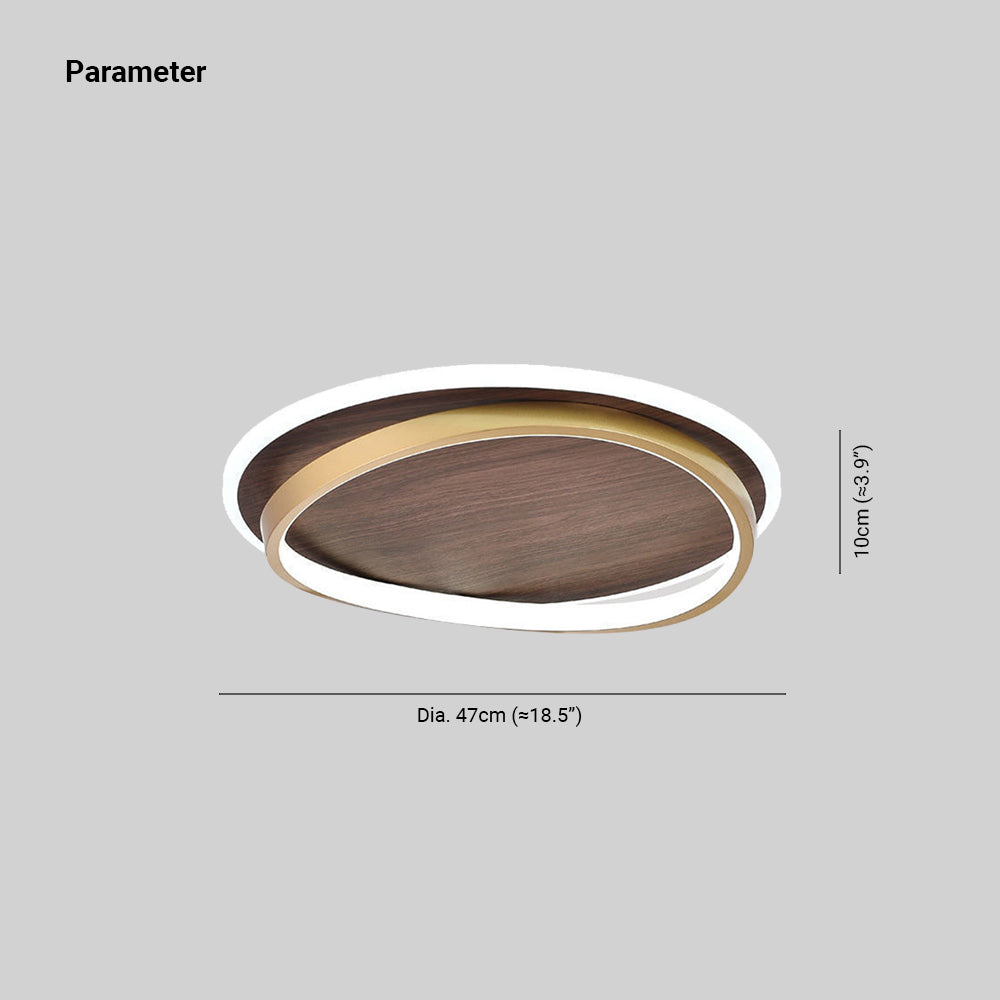 Nexa Ceiling Light Modern Gold Acrylic Adjustable Round Metal Bedroom