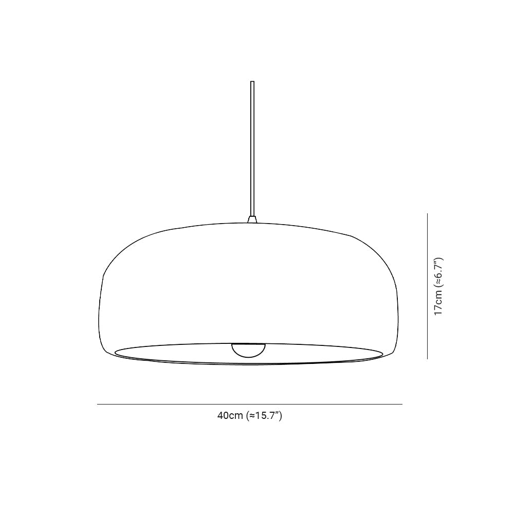 Zephyra Pendant Light Cloud Dome Modern Living Room