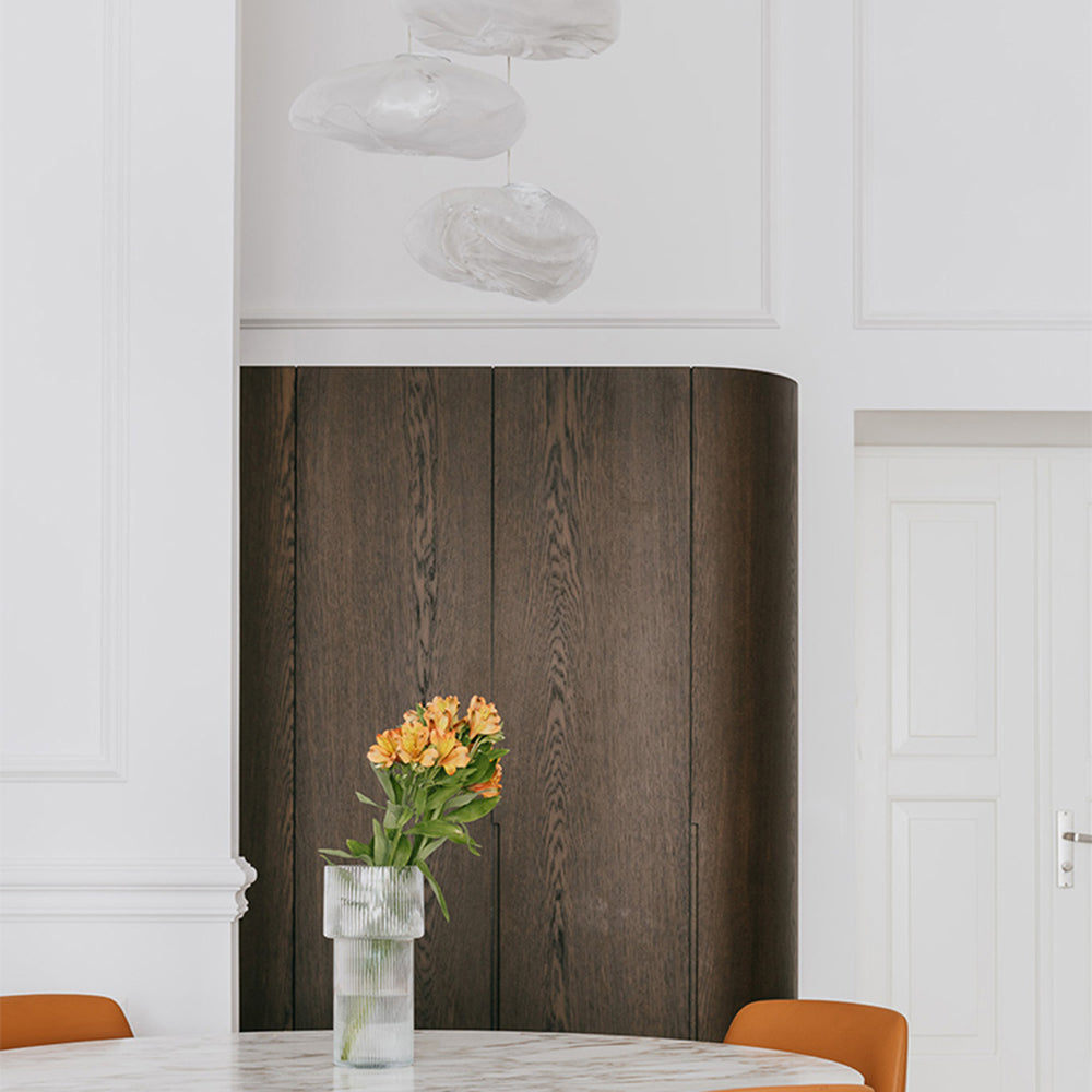 Nexa Lámpara Colgante Minimalista Esférica Metal Cristal 3 Colores Dormitorio