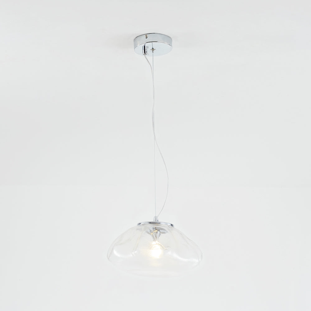 Nexa Lámpara Colgante Minimalista Esférica Metal Cristal 3 Colores Dormitorio
