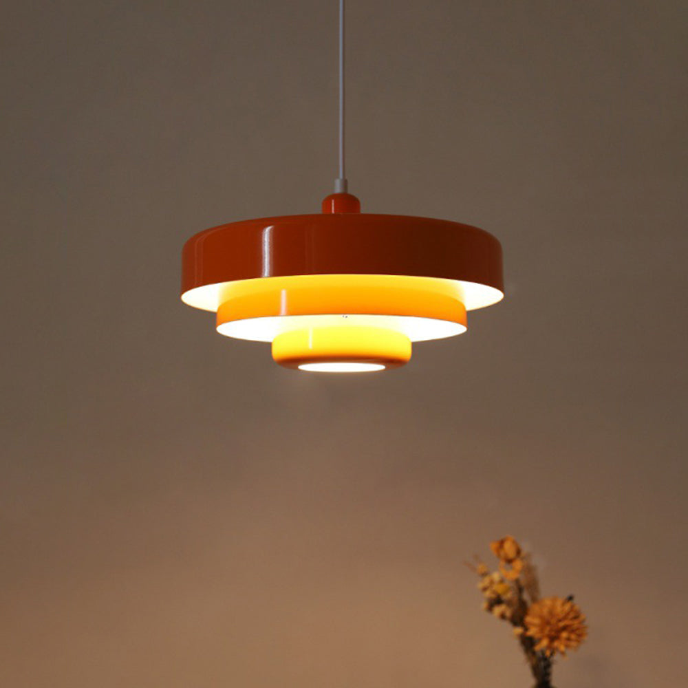 Halo LED Pendant Light Modern Simple Metal Living Room Kitchen