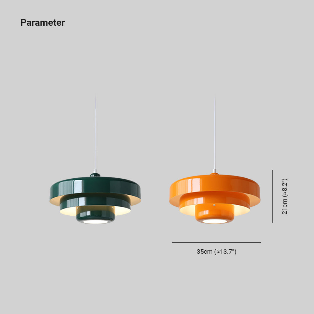 Halo LED Pendant Light Modern Simple Metal Living Room Kitchen