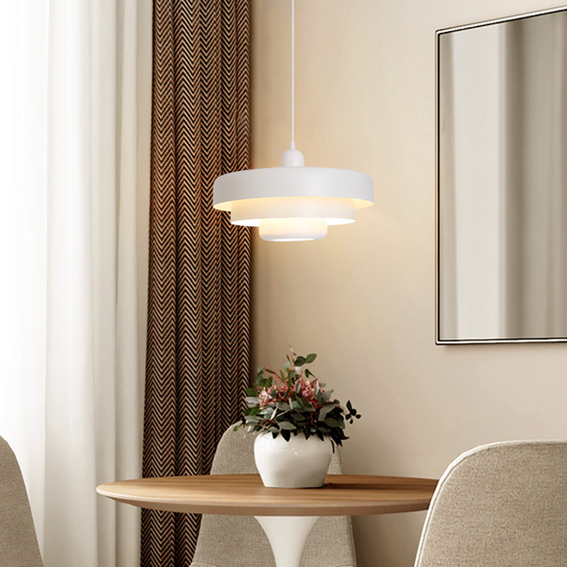 Halo LED Pendant Light Modern Simple Metal Living Room Kitchen