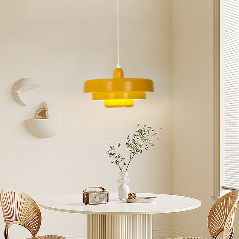 Halo LED Pendant Light Modern Simple Metal Living Room Kitchen