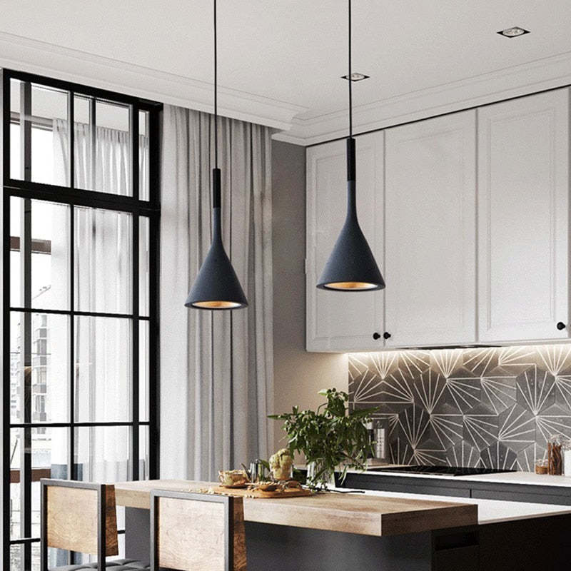 Nexa Pendant Light Modern Simple Triangle Metal Living Room