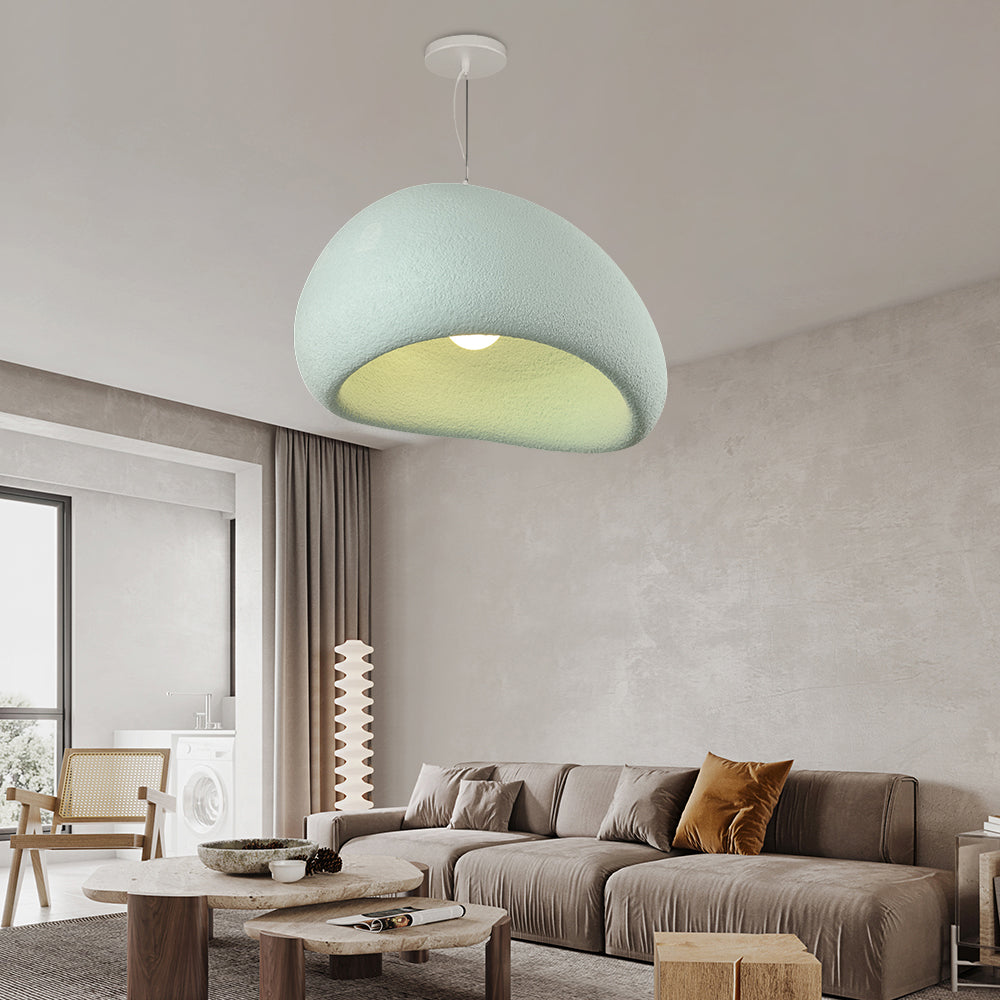 Zephyra Pendant Light Spherical Cloud Wabi-Sabi Living Room