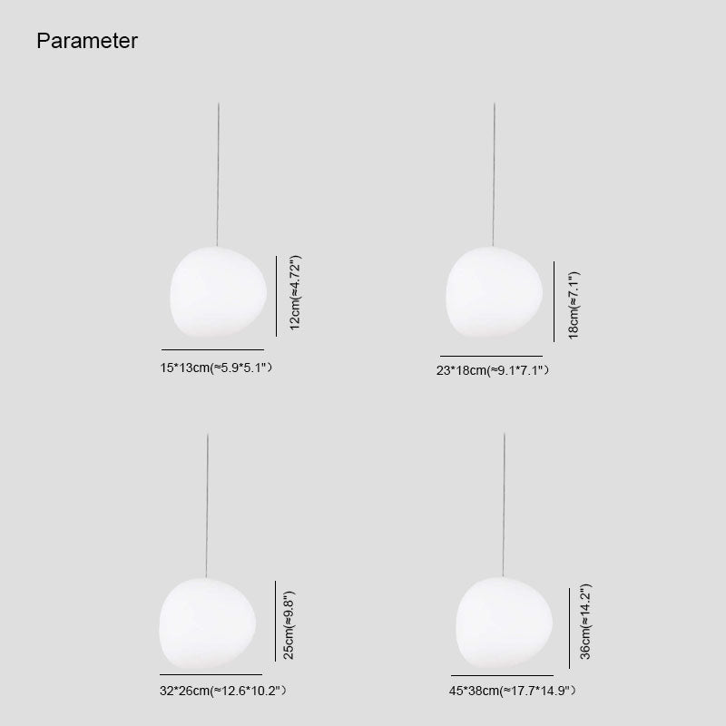 Nexa Lámpara Colgante Cristal Forma Huevo Globo Moderno Salón