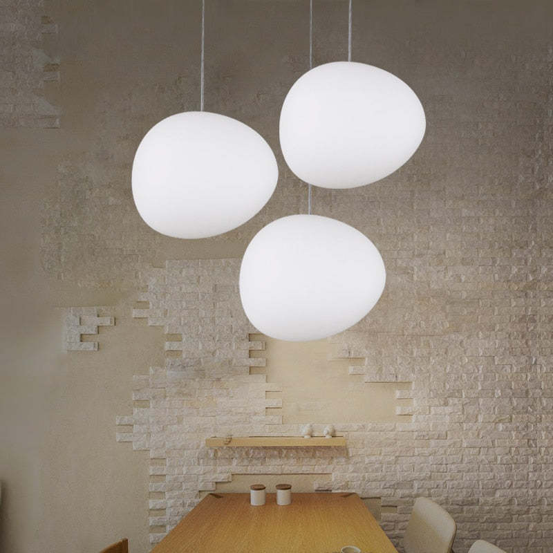 Nexa Lámpara Colgante Cristal Forma Huevo Globo Moderno Salón