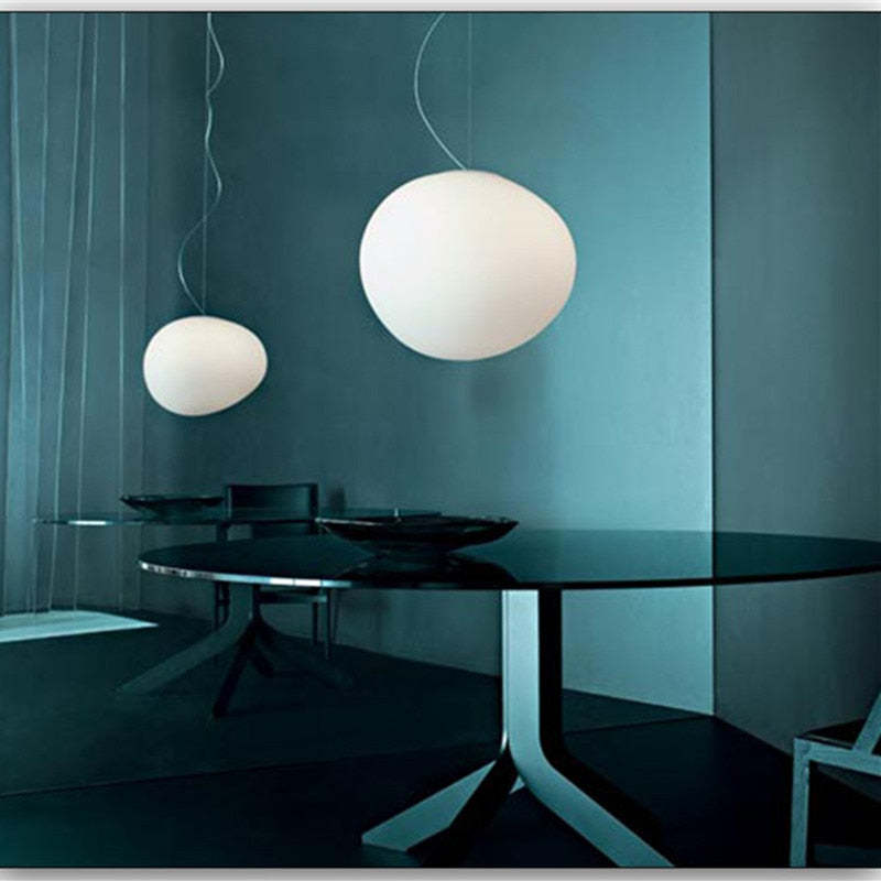 Nexa Lámpara Colgante Cristal Forma Huevo Globo Moderno Salón