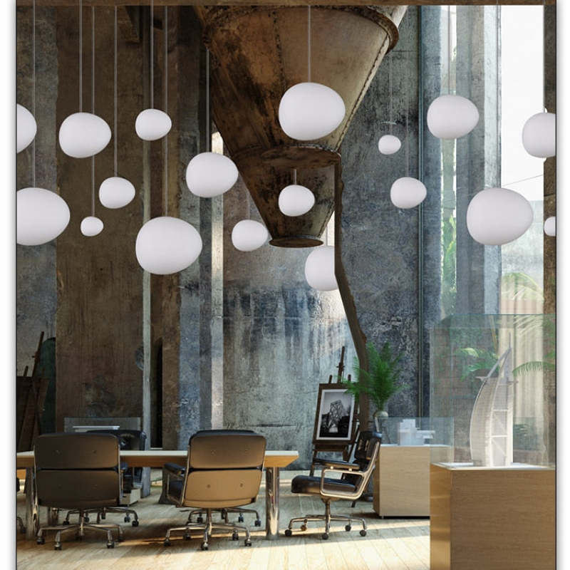 Nexa Lámpara Colgante Cristal Forma Huevo Globo Moderno Salón