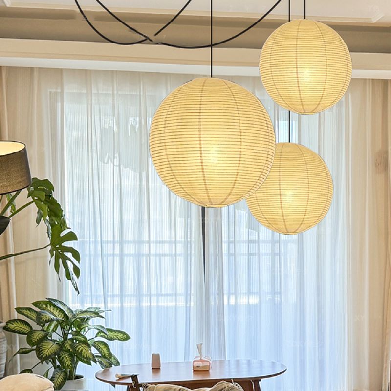 Nexa Lámpara Colgante LED Wabi-Sabi Paper Globe Salón Dormitorio