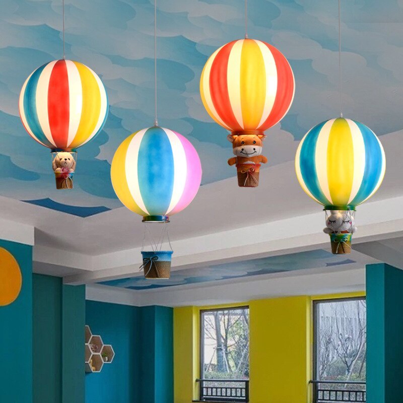 Yono Pendant Light Creative Acrylic Colourful Balloon Bedroom