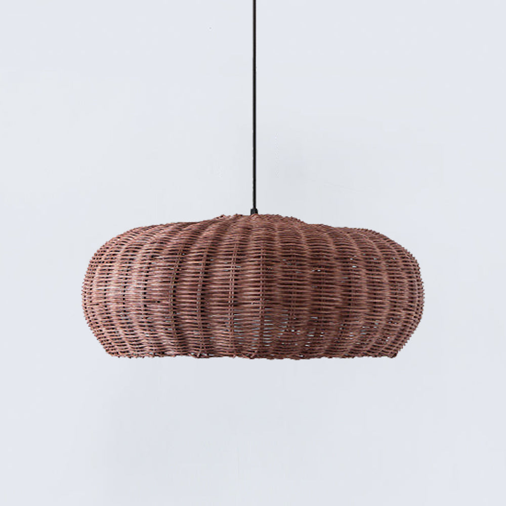 Noncu Pendant Light Japanese Nordic Wicker Bedroom Dining Room