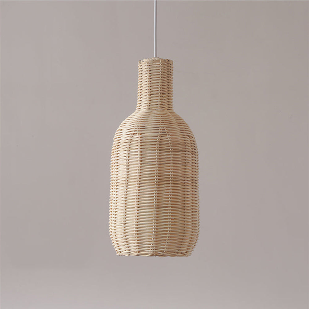 Noncu Pendant Light Japanese Nordic Wicker Bedroom Dining Room