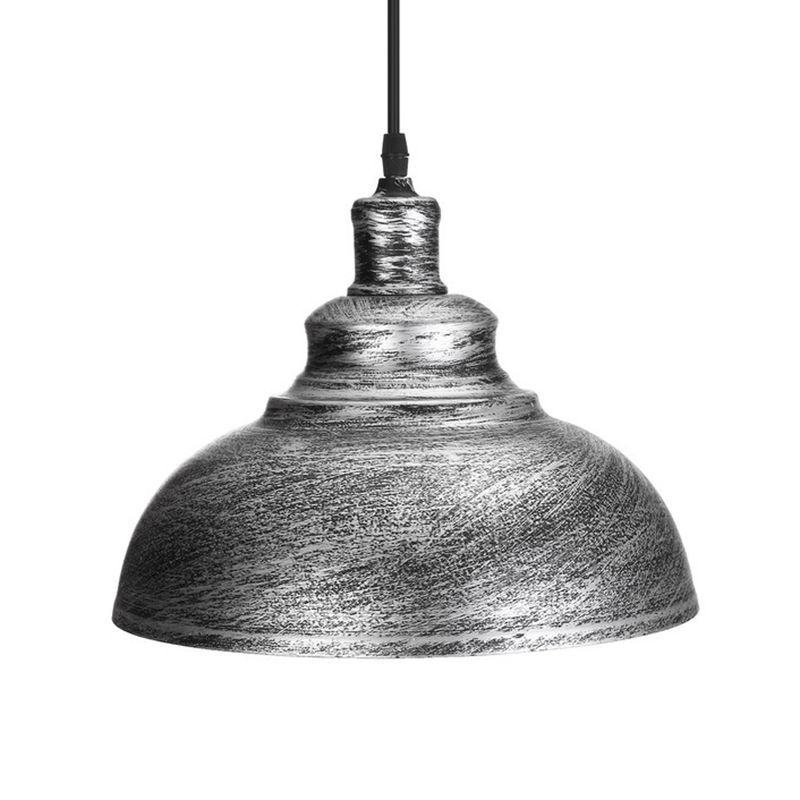 Mode Pendant Light Dome Industrial Metal Copper Living Room