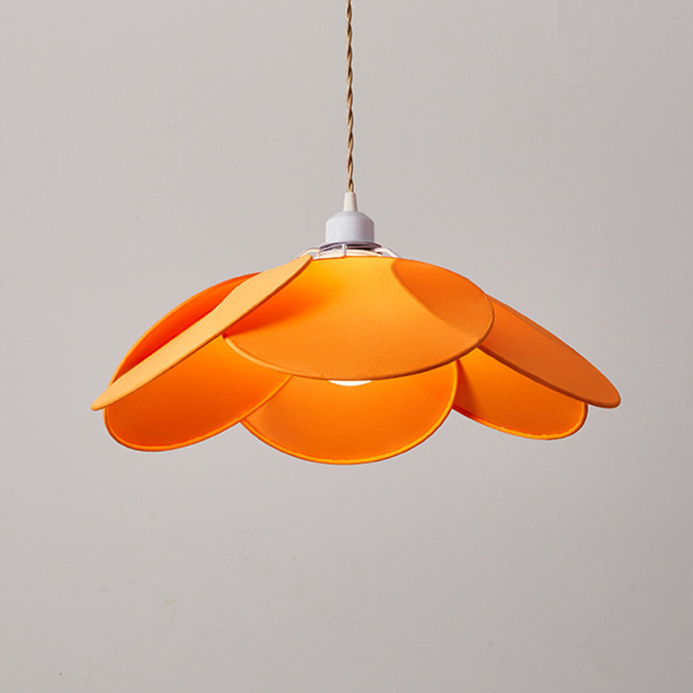 Halo Pendant Light Flower Minimalist Classic Fabric Living Room
