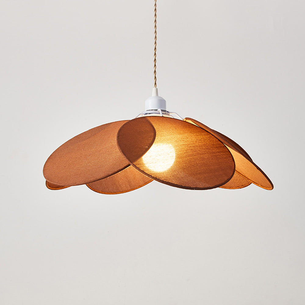 Halo Pendant Light Flower Minimalist Classic Fabric Living Room