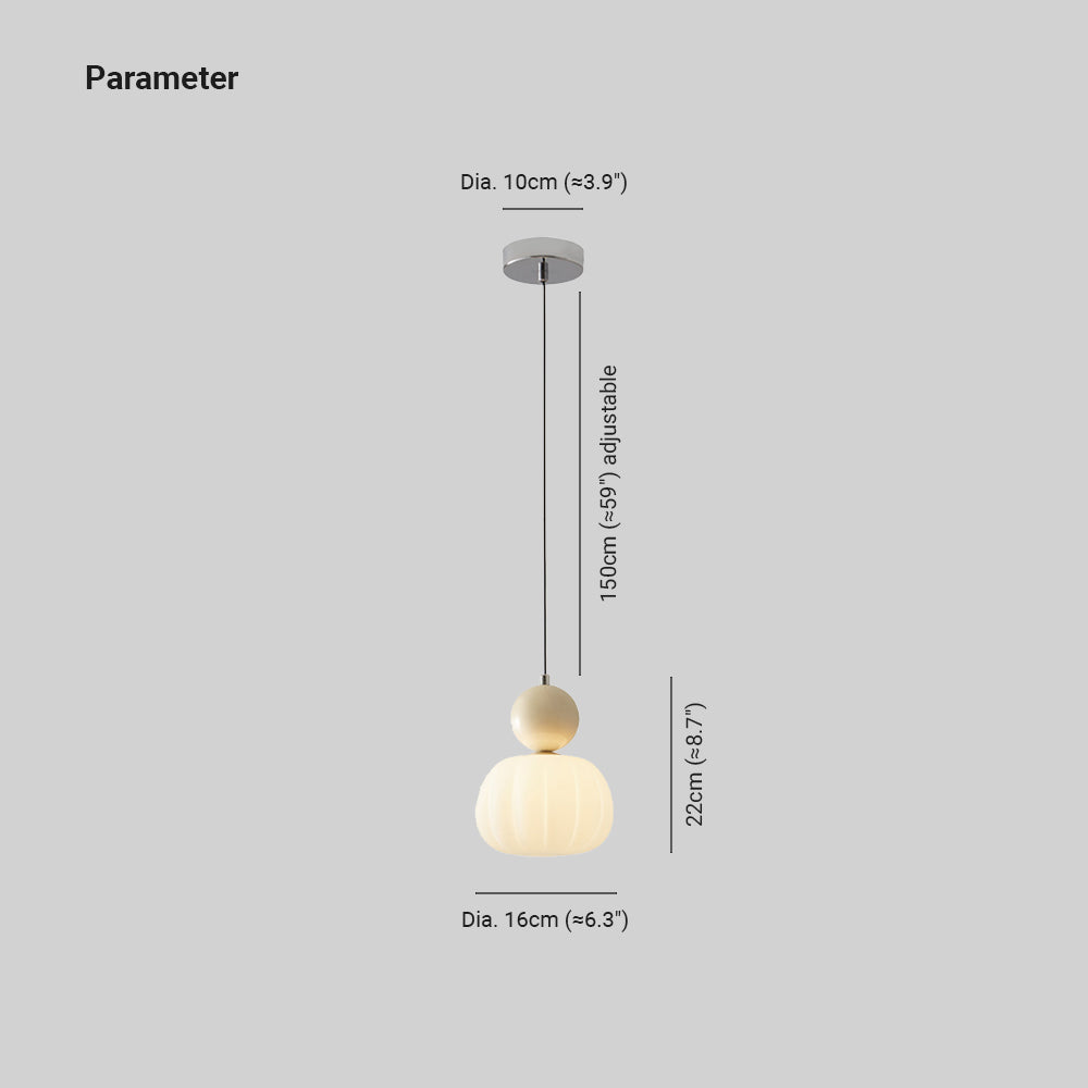 Yono Pendant Light Modern LED Chrome Metal Dining Room Bedroom