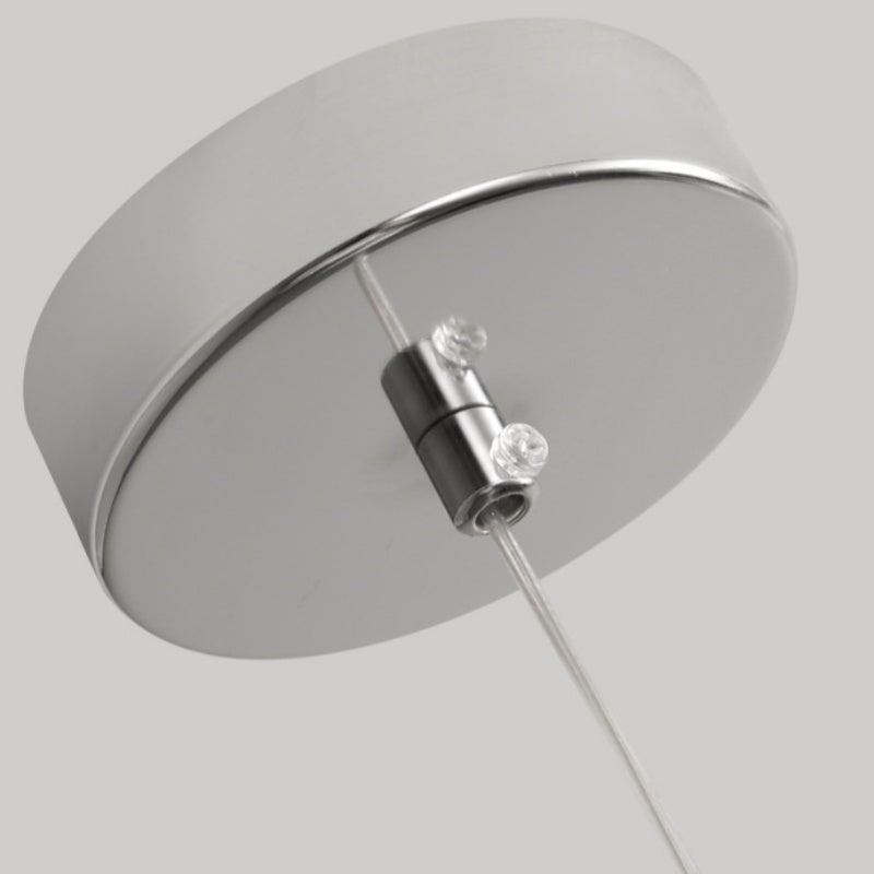 Yono Pendant Light Modern LED Chrome Metal Dining Room Bedroom