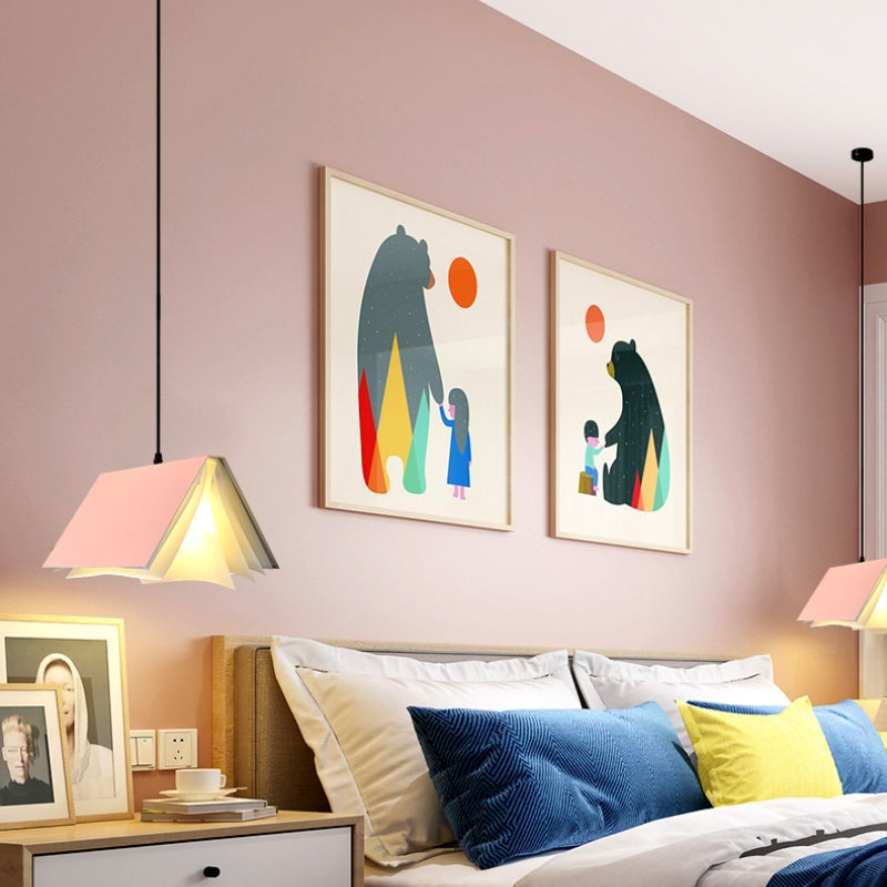 Nexa Lámpara Colgante Libros Coloridos Creativos Sala De Estar