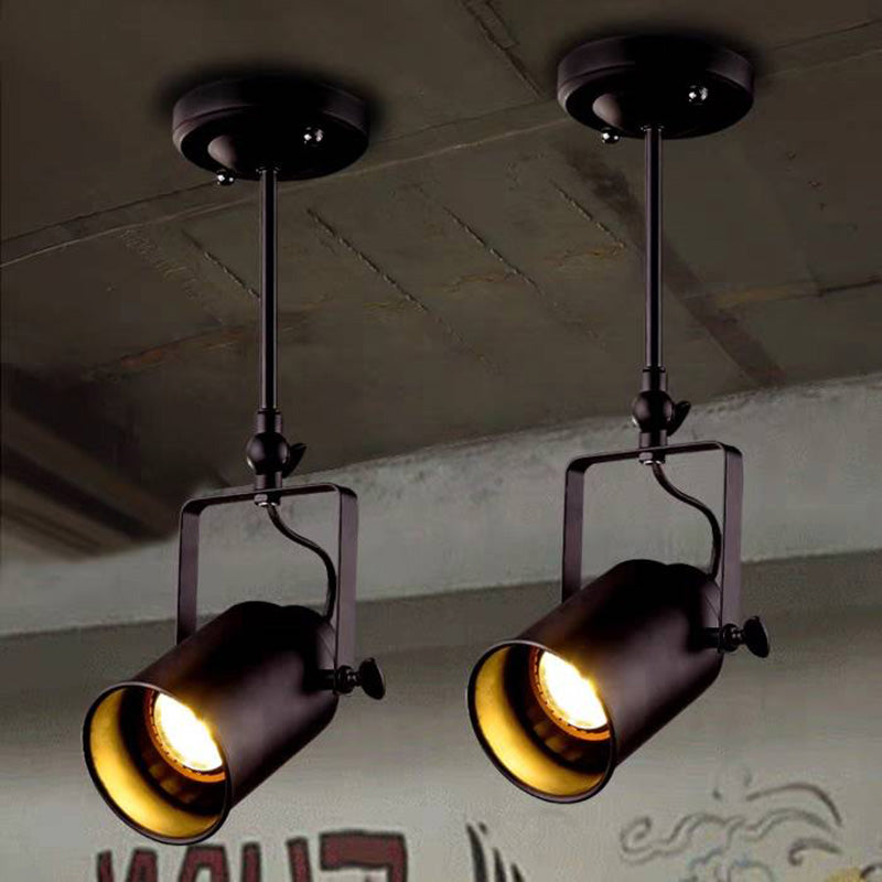 Mode Pendant Light Swivelling Semi-Inground Mount Industrial Style