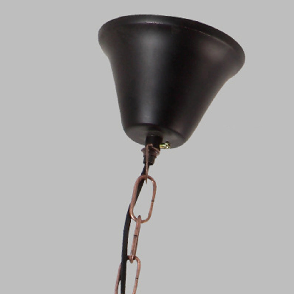 Noncu Pendant Light Retro Metal Wood Stars Living Room