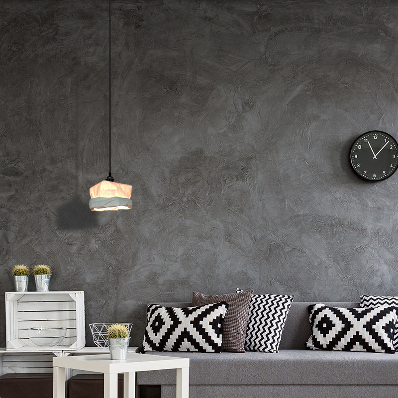 Zephyra Pendant Light Vintage Paper Cup LED Living Room Bedroom